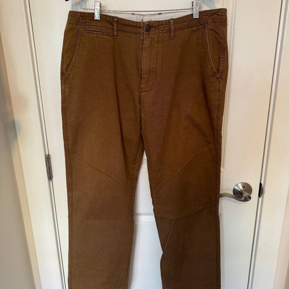 J. Crew Flannel Chino, Men 36 x 32